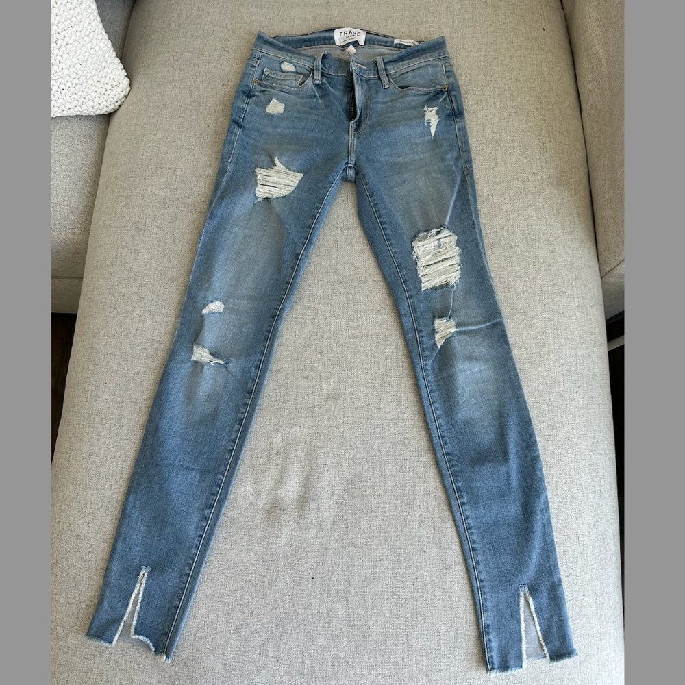Frame Denim Ripped Jeans